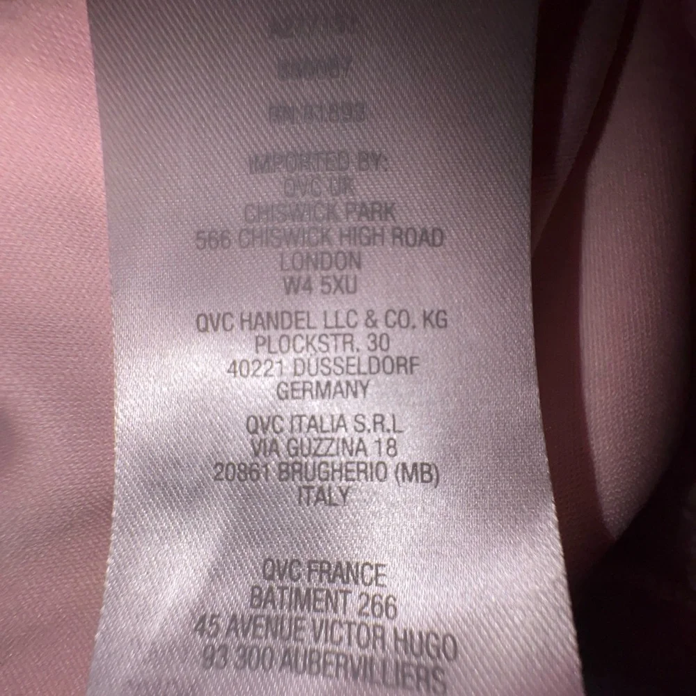 Isaac Mizrahi Pink Lace Short Sleeve Blouse - Picture 5 of 5